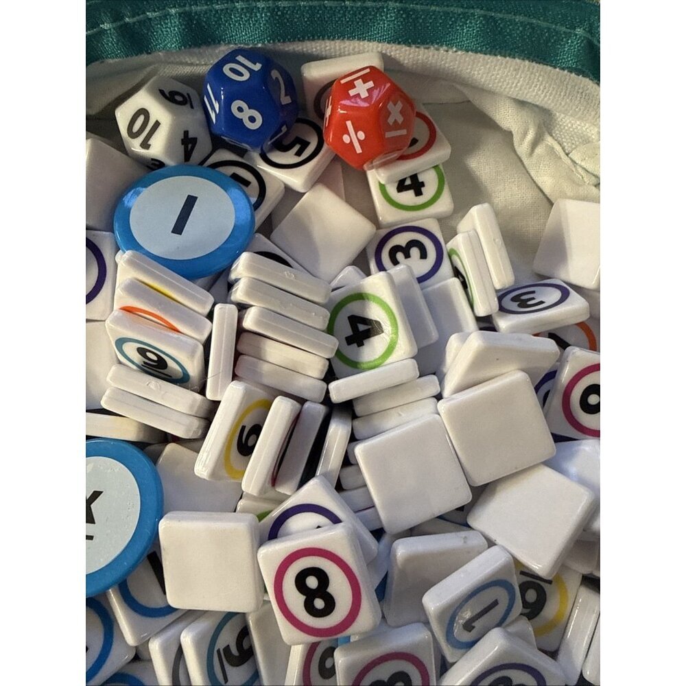 Numbalee Fast Paced Number Tile Games 13 Games Ages 6+ Carrying Case - Picture 4 of 8
